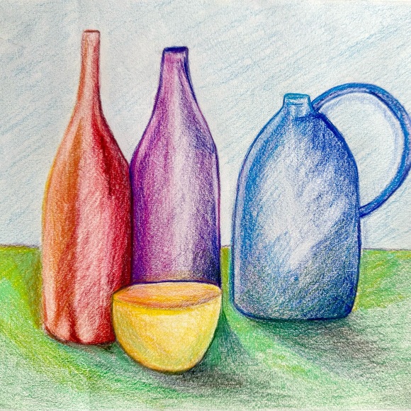 NEW Handmade Hand Crafted Original Artwork - Home Decor - Kitchen Still Life Art - Picture 3 of 5